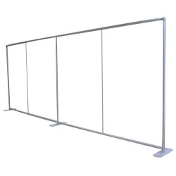 20ft EZ Tube Straight Fabric Trade Show Display