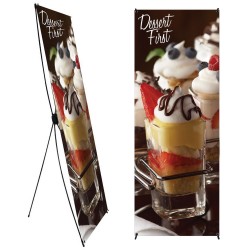 X Indoor Banner Stand | PRINT AND STAND PACKAGE X Indoor Banner Stand | PRINT AND STAND PACKAGE