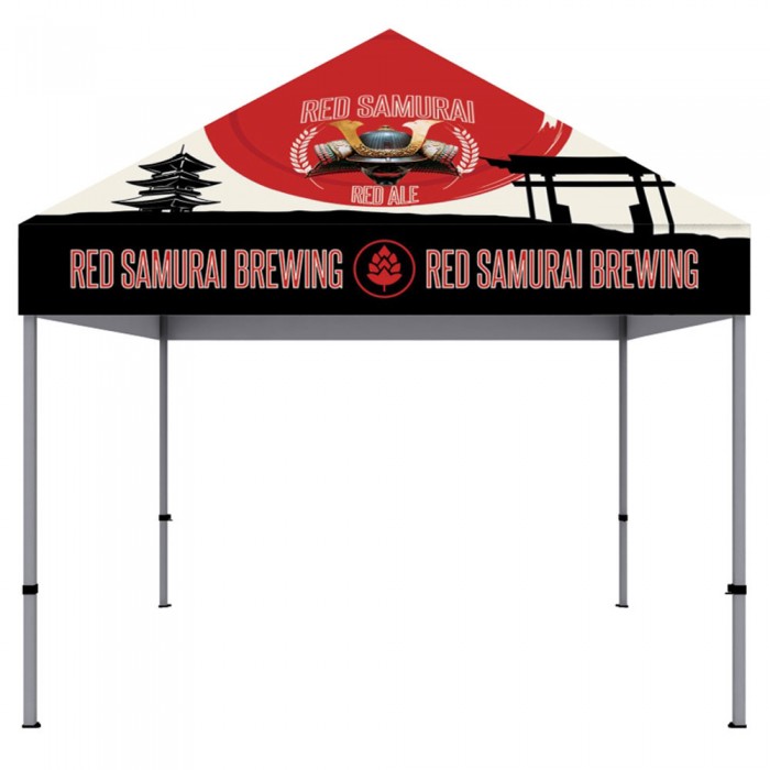 10 ft. Canopy Steel Tent Dye-Sub Full Color